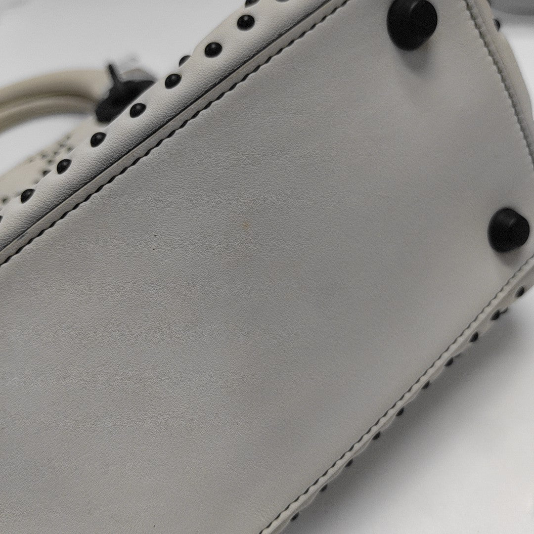 Lambskin Shoulder Bag White