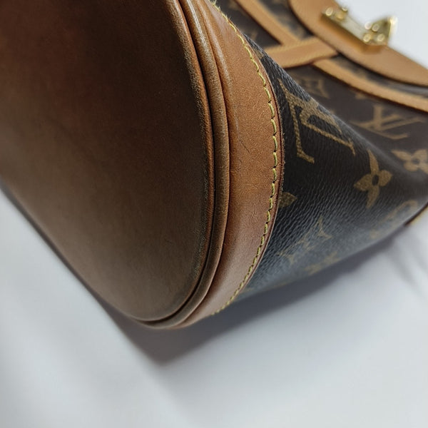 DUFFLE Monogram Coated Canvas Brown