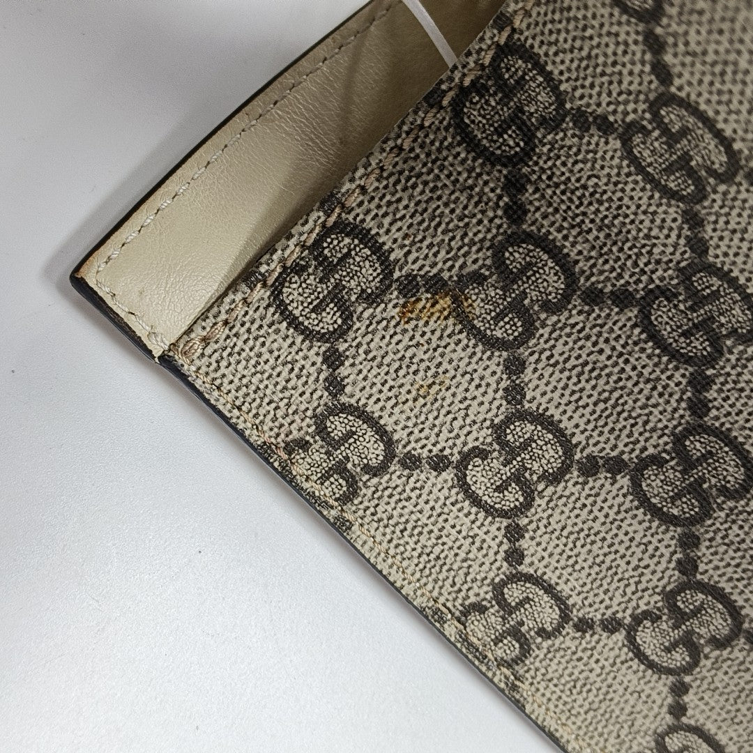 Padlock Small Monogram Coated Canvas Beige