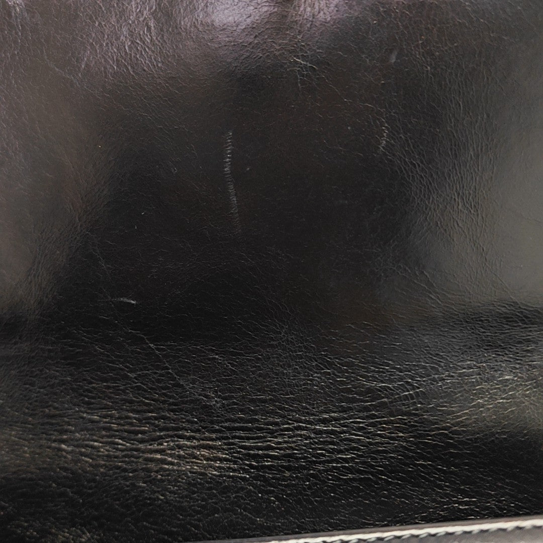 Quilted Calfskin Shoulder Bag Black