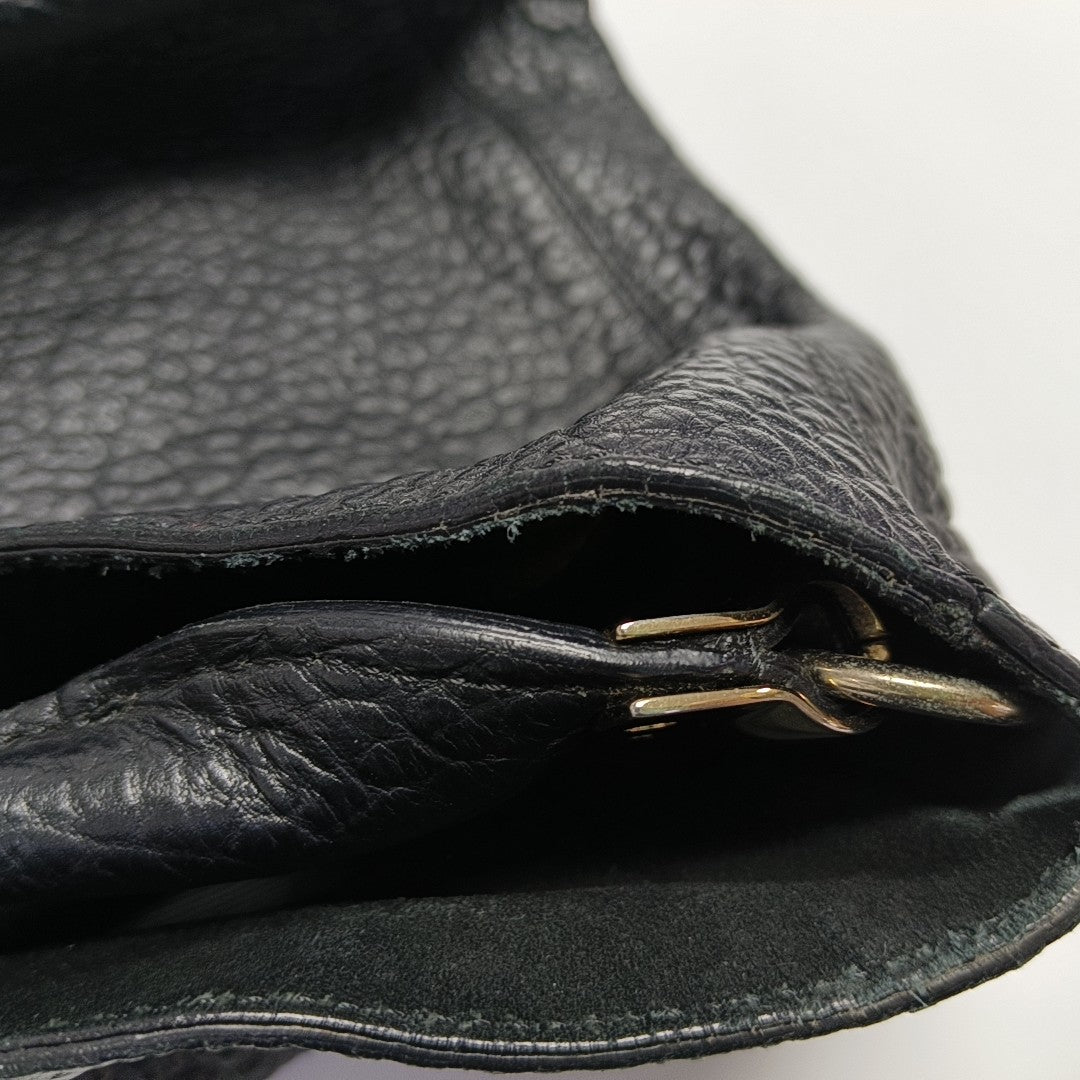 Calfskin Bucket Bag Black