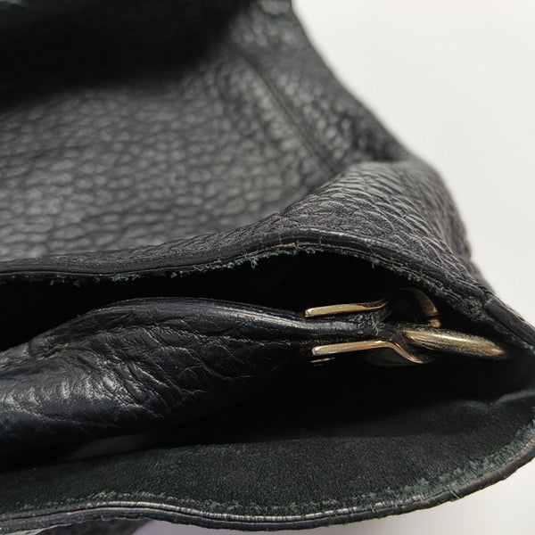 Calfskin Bucket Bag Black