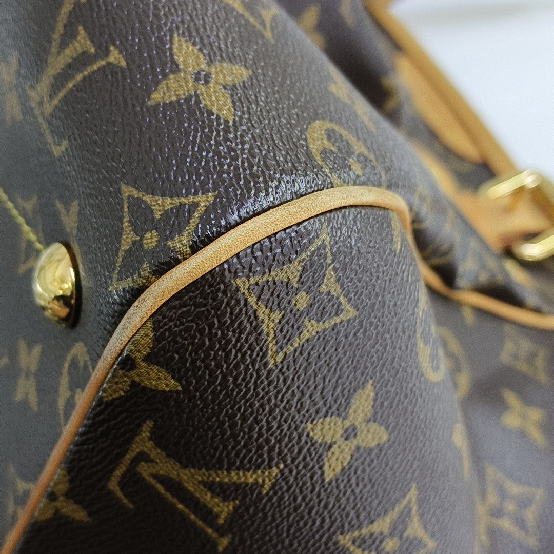 TIVOLI GM Monogram Coated Canvas Brown