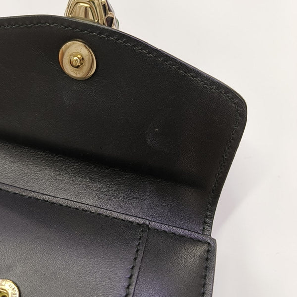 SERPENTI FOREVER Calfskin Black Wallet