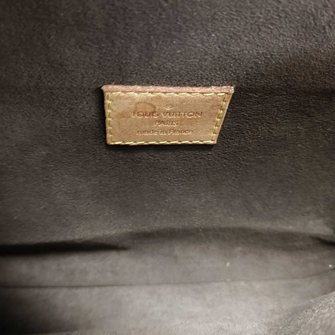 MÉTIS MM Monogram Coated Canvas Brown