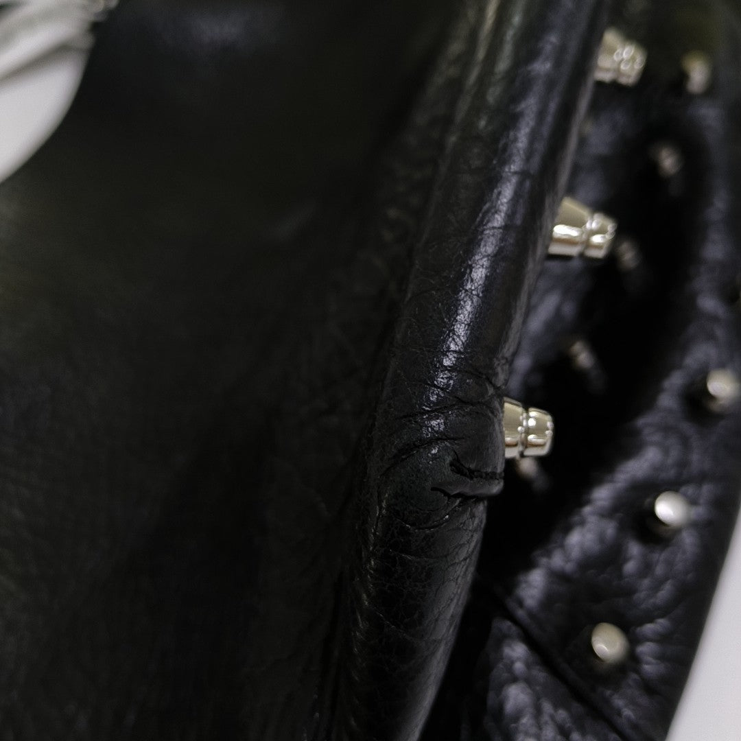 Leather Tote Bag Black
