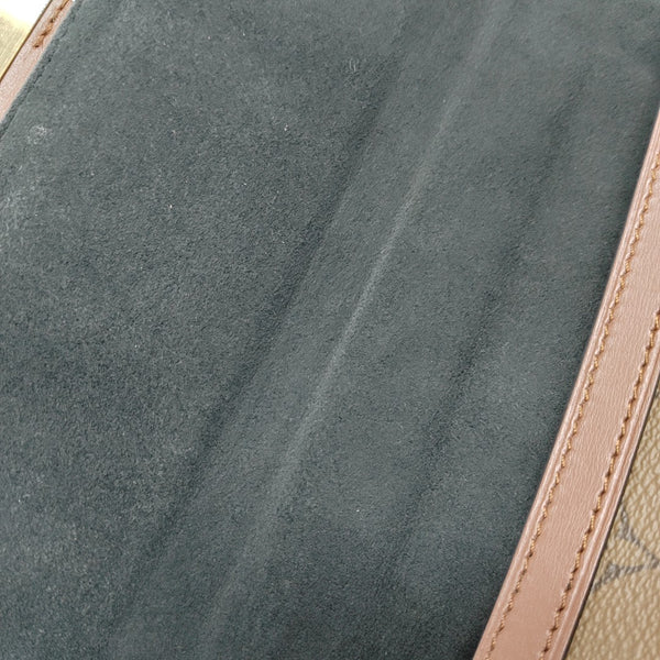DAUPHINE MM Monogram Coated Canvas Brown