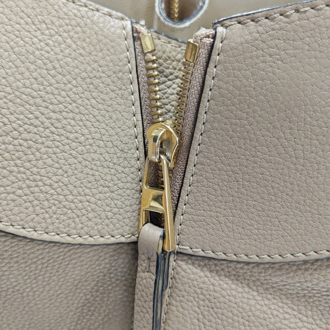 Hammock Small Calfskin Beige