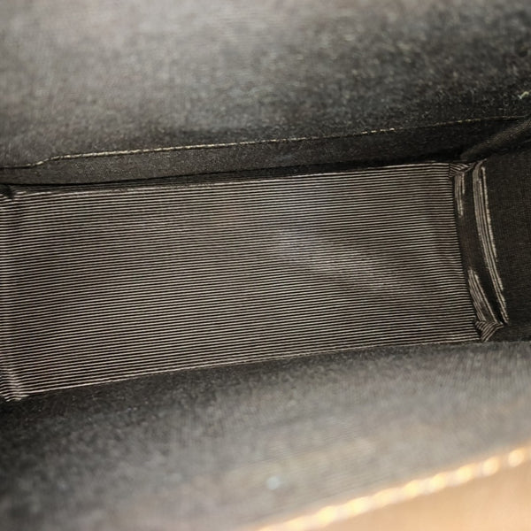 Calfskin Top Handle Bag Brown