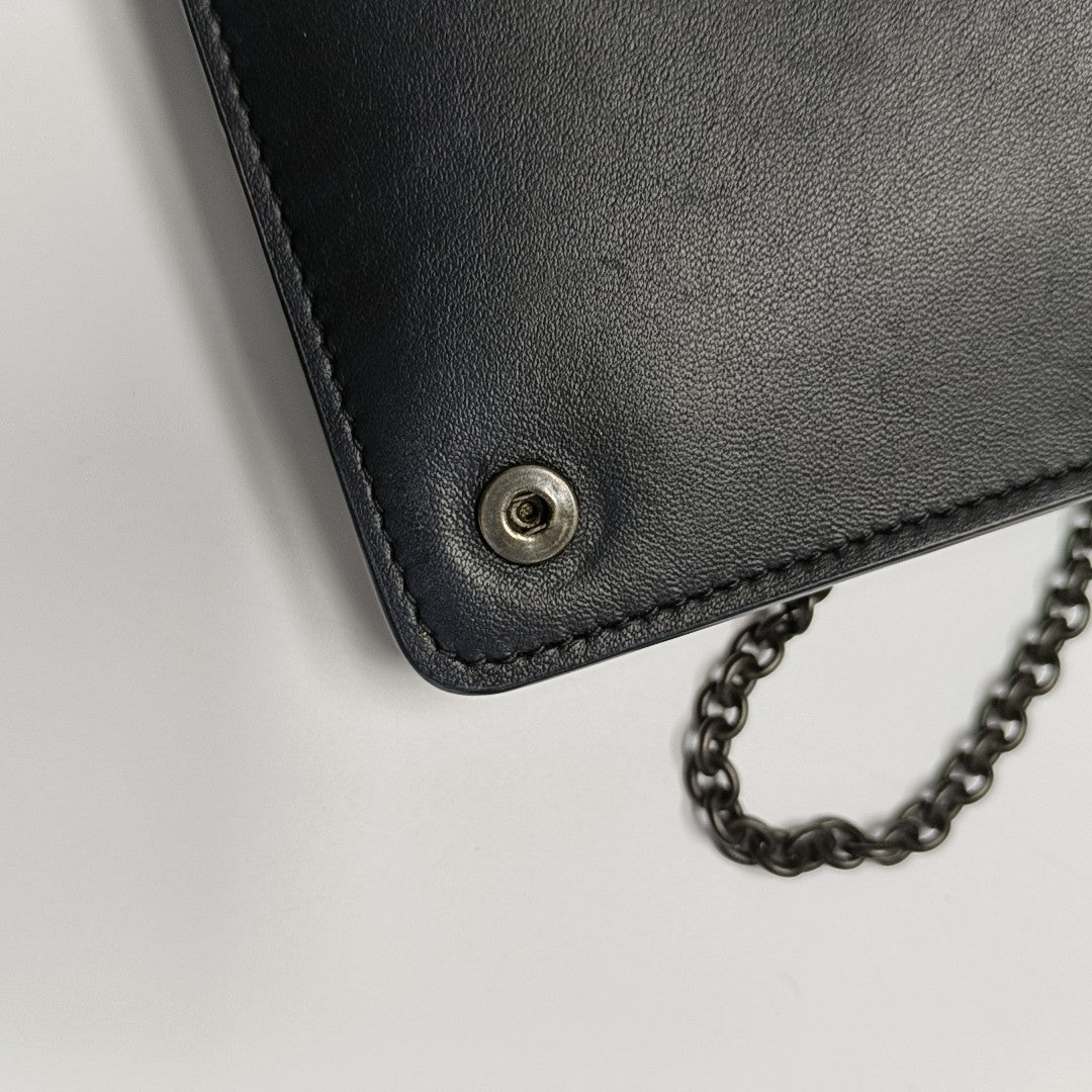 Lambskin Shoulder Bag Black