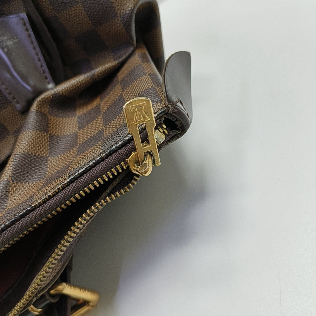 VERONA MM Damier Ebene Coated Canvas Brown