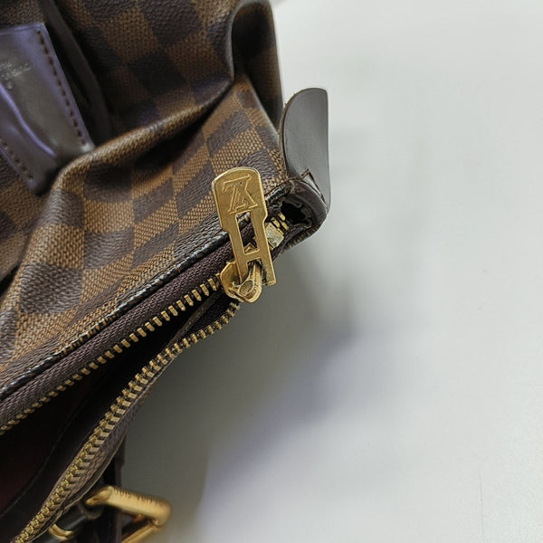 VERONA MM Damier Ebene Coated Canvas Brown