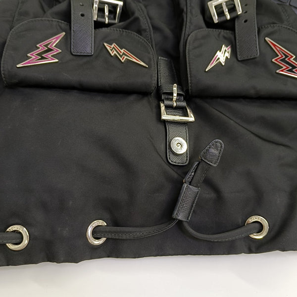 Nylon Backpack Black