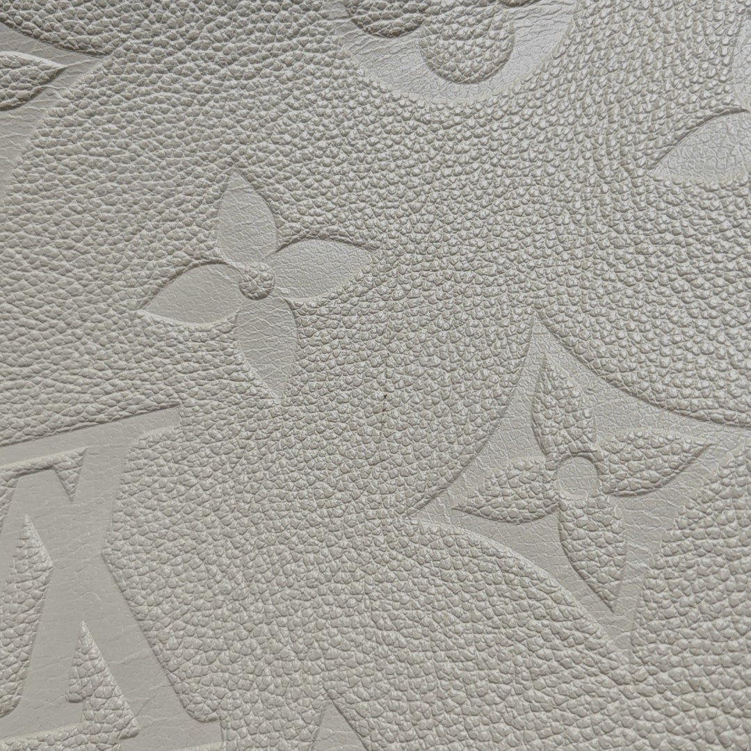 NEVERFULL MM Monogram Calfskin Beige