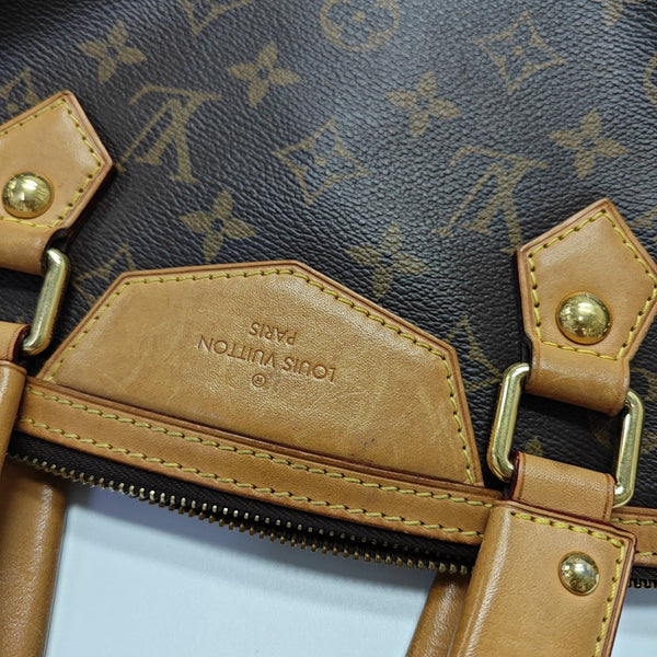 RETIRO NM Monogram Coated Canvas Brown