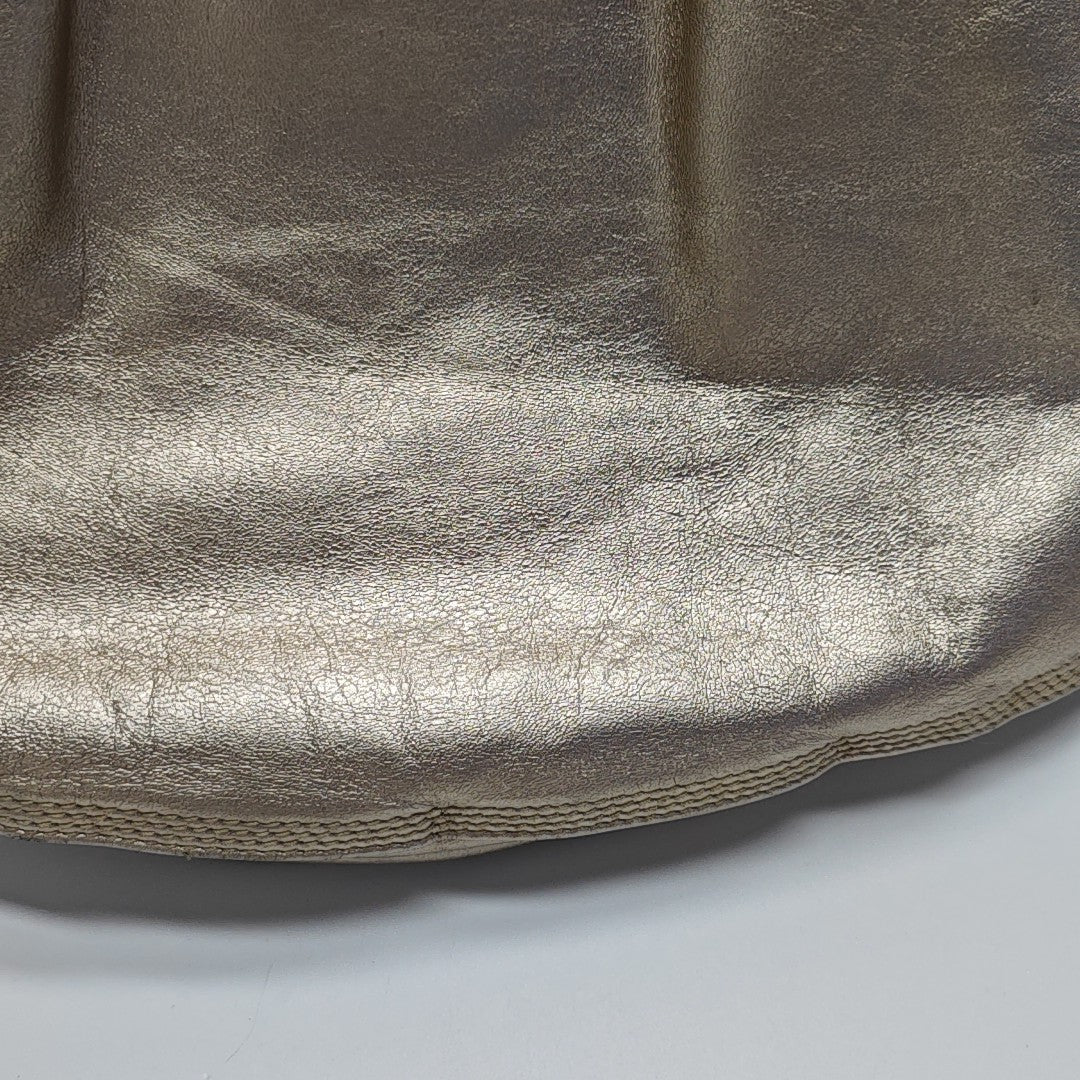 Lambskin Top Handle Bag Beige