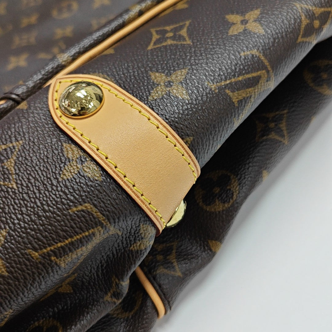 GALLIERA GM Monogram Coated Canvas Brown