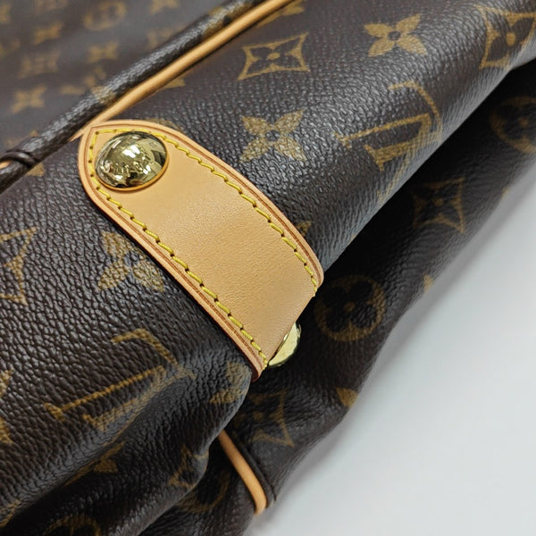GALLIERA GM Monogram Coated Canvas Brown