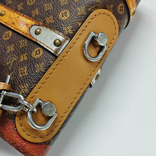 DUFFLE Monogram Coated Canvas Brown