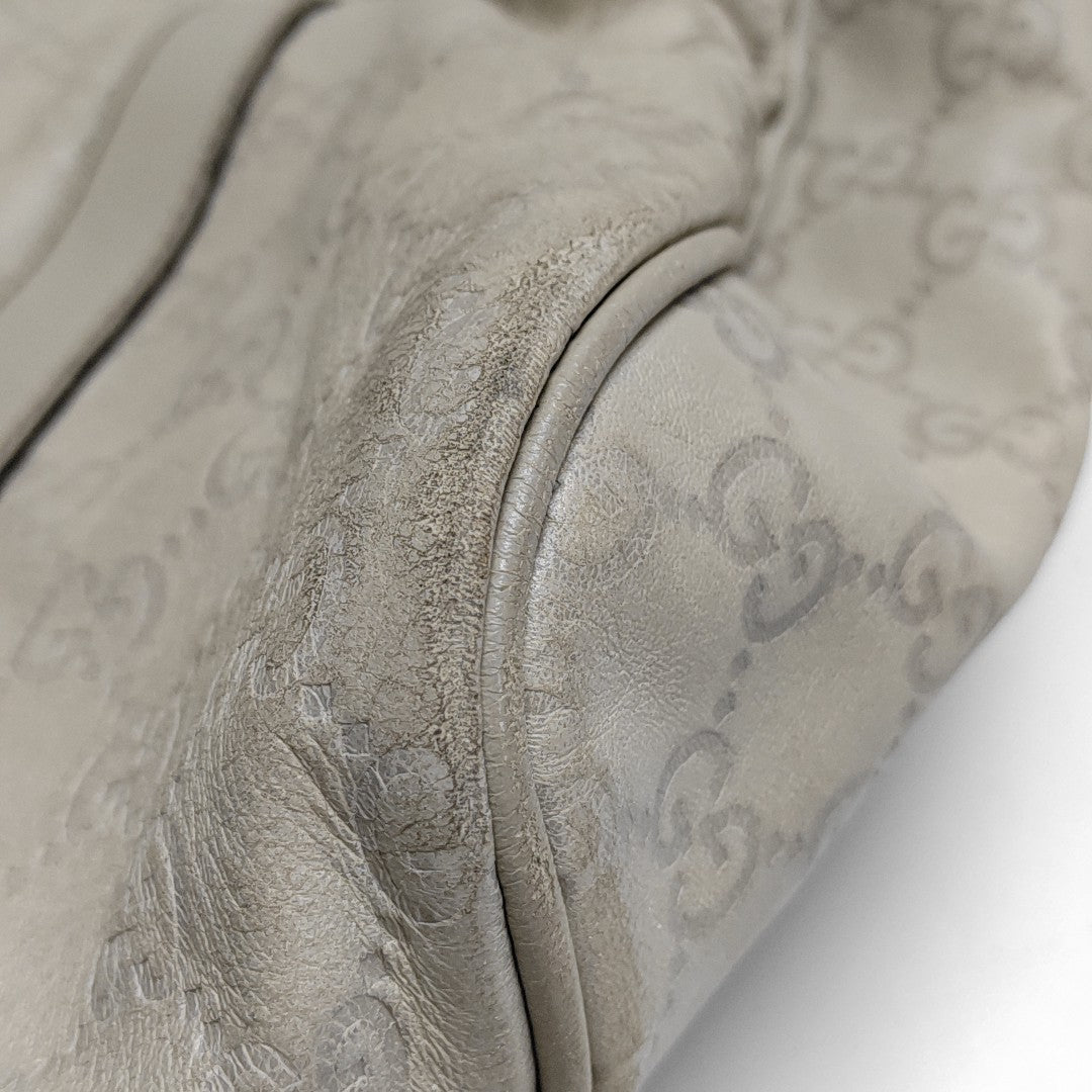 Joy Medium Monogram Calfskin Beige