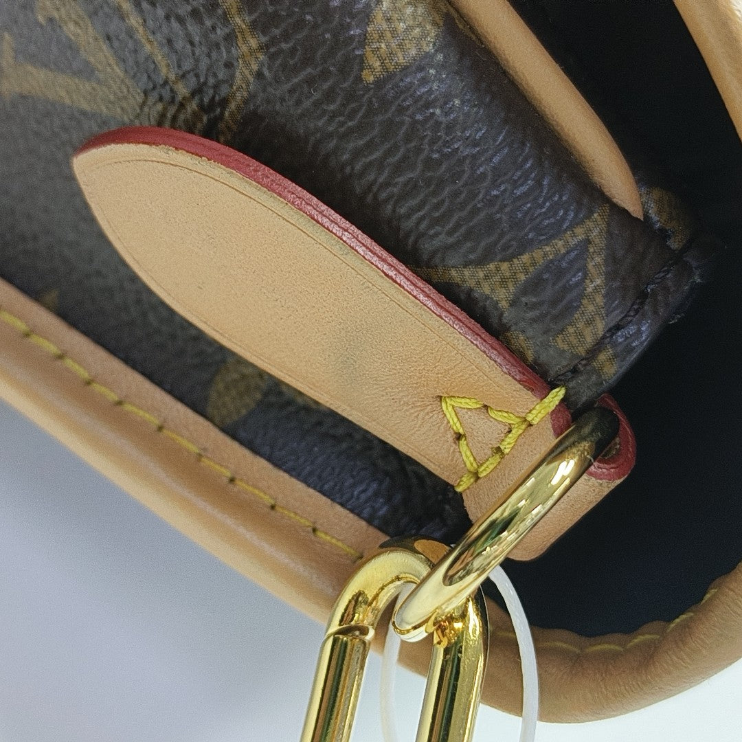 DIANE Monogram Coated Canvas Brown