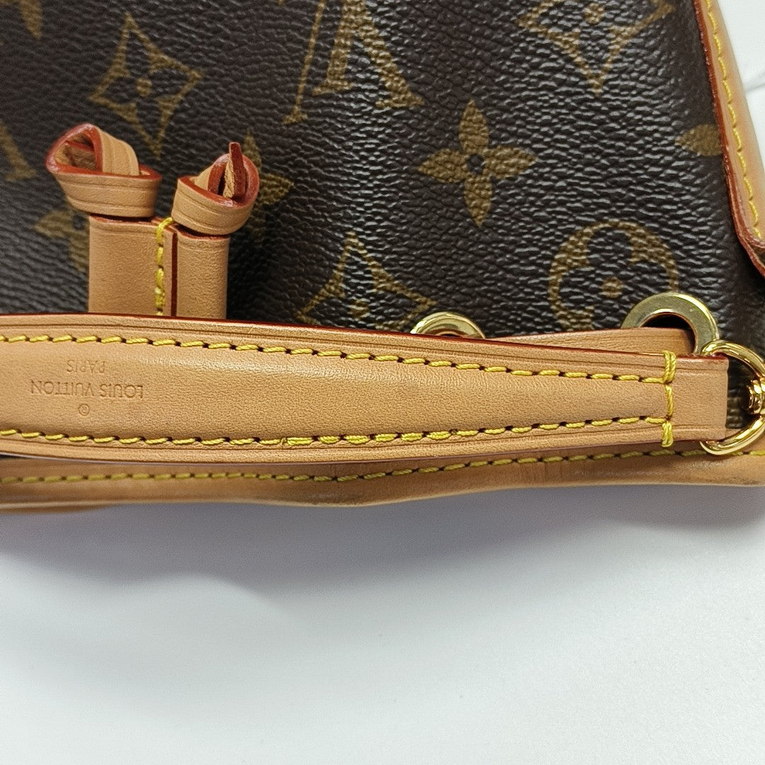 NOÉ Nano Monogram Coated Canvas Brown