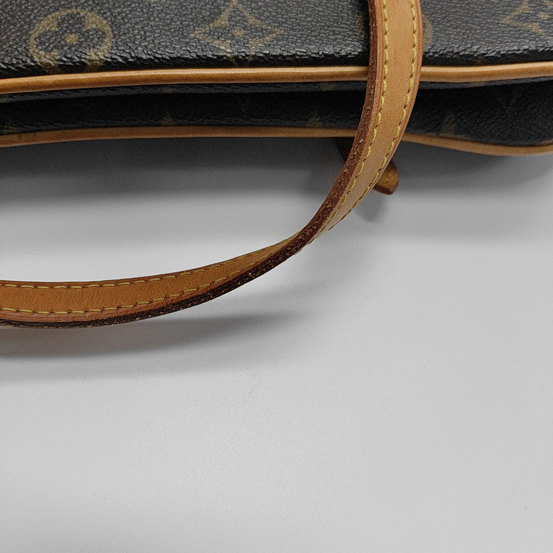 MARELLE Monogram Coated Canvas Brown
