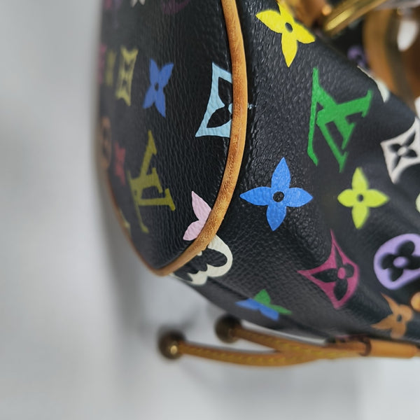 LV × TM THEDA GM Monogram Coated Canvas Black