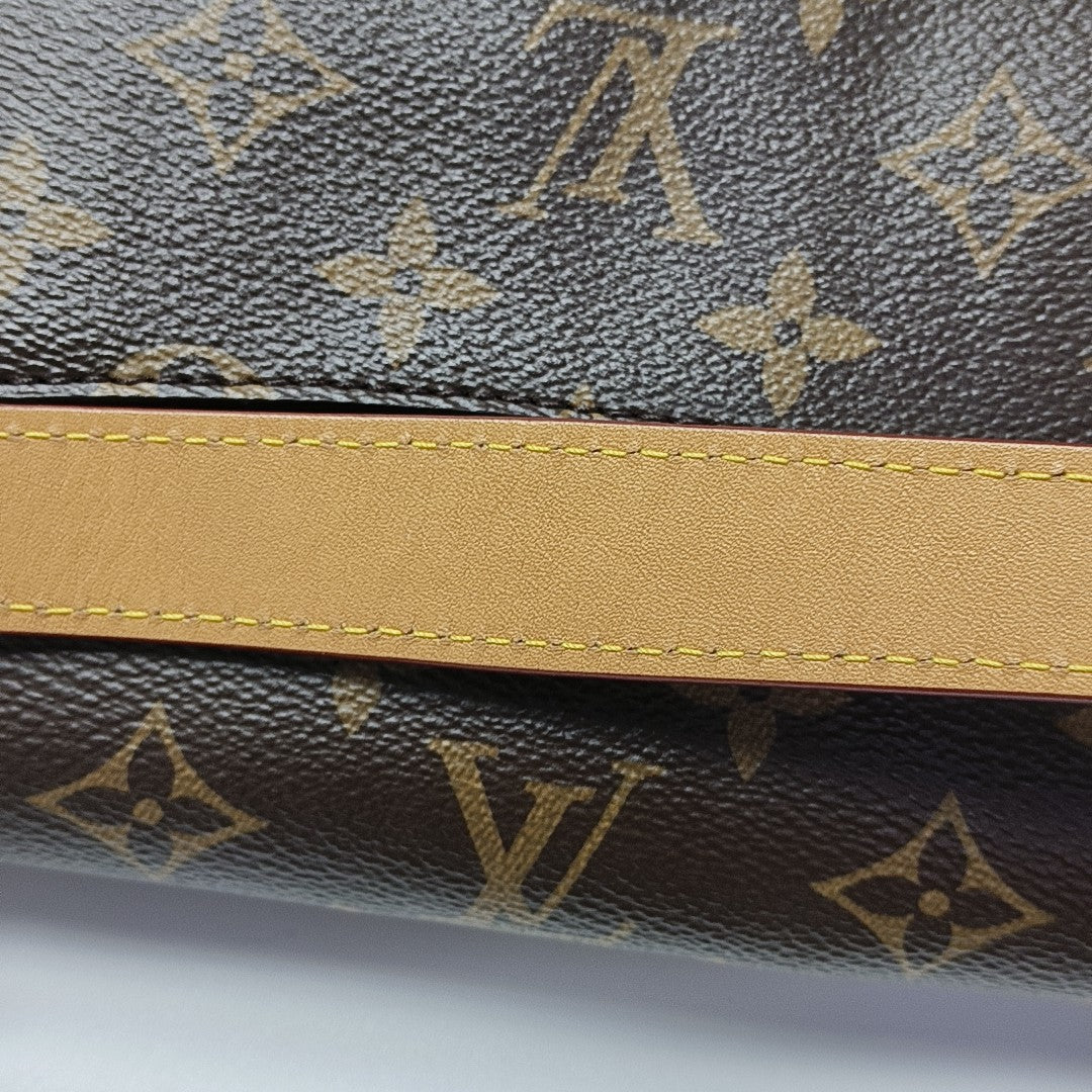 DIANE Monogram Coated Canvas Brown