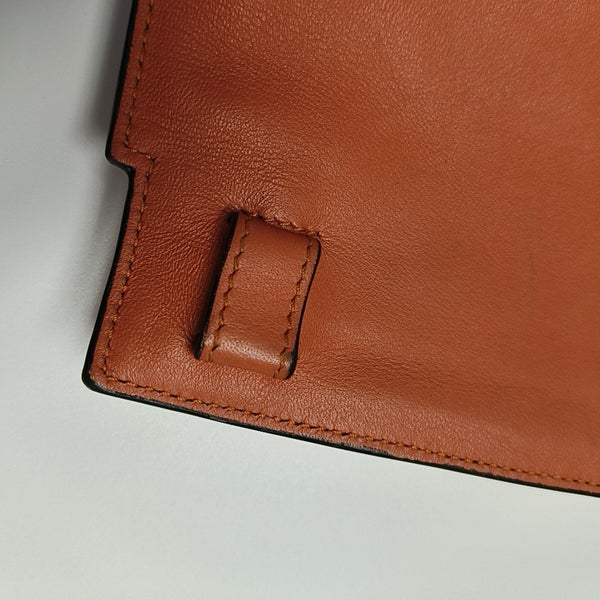 T Pouch Calfskin Orange