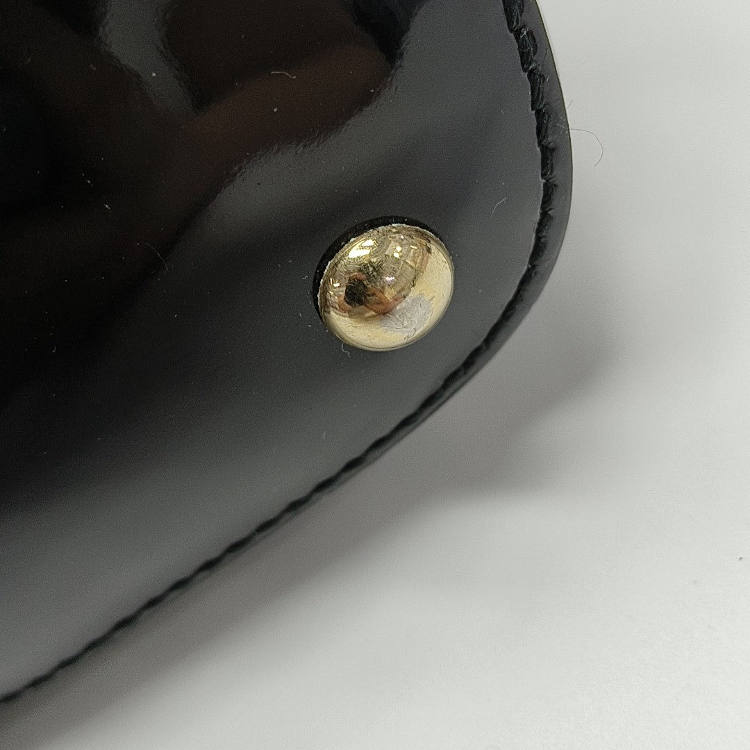 Microguccissima Monogram Patent Leather Black