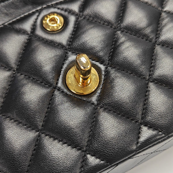 CLASSIC FLAP Small Quilted Lambskin Black