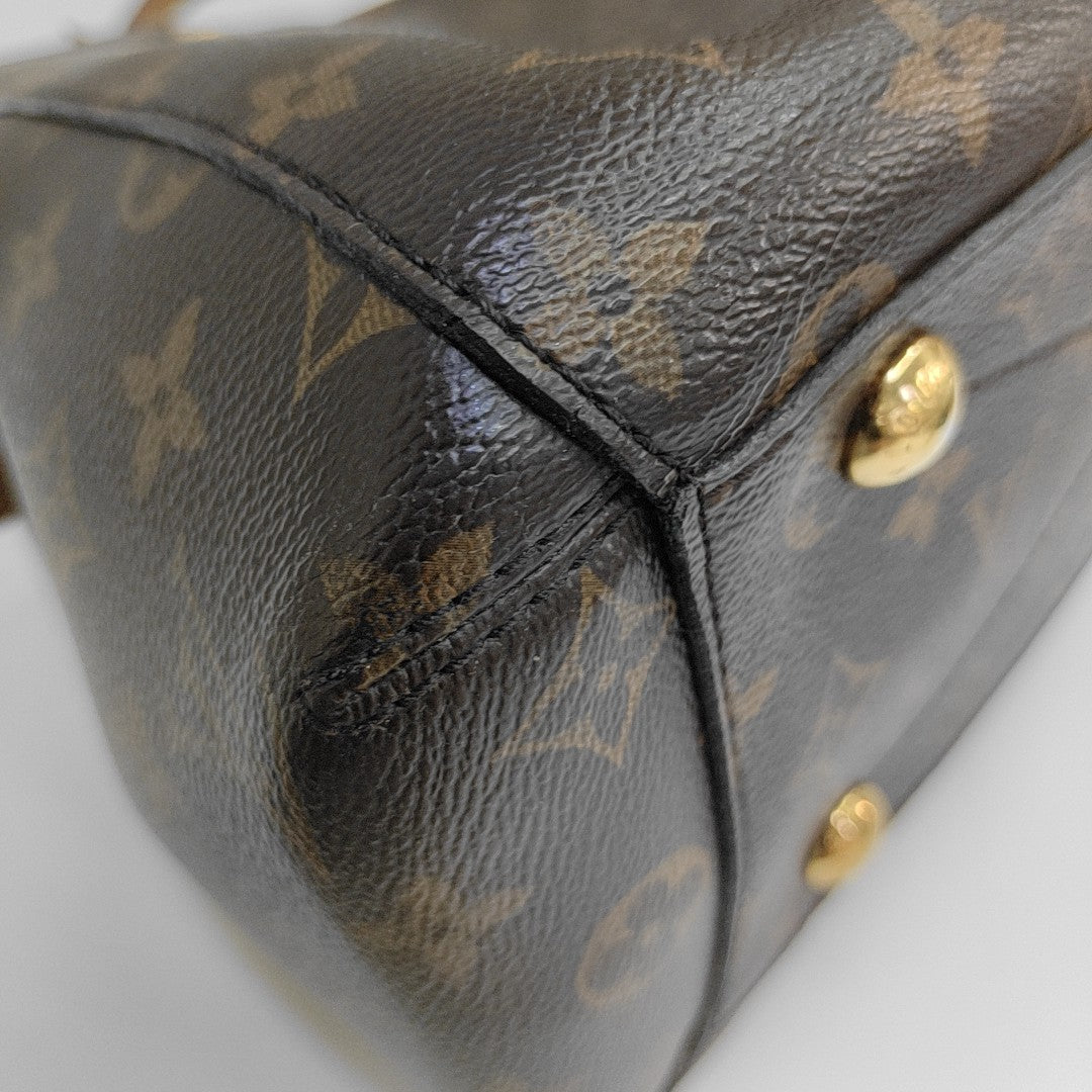 MONTAIGNE Monogram Coated Canvas Brown