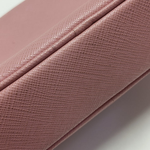 Saffiano Calfskin Shoulder Bag Pink