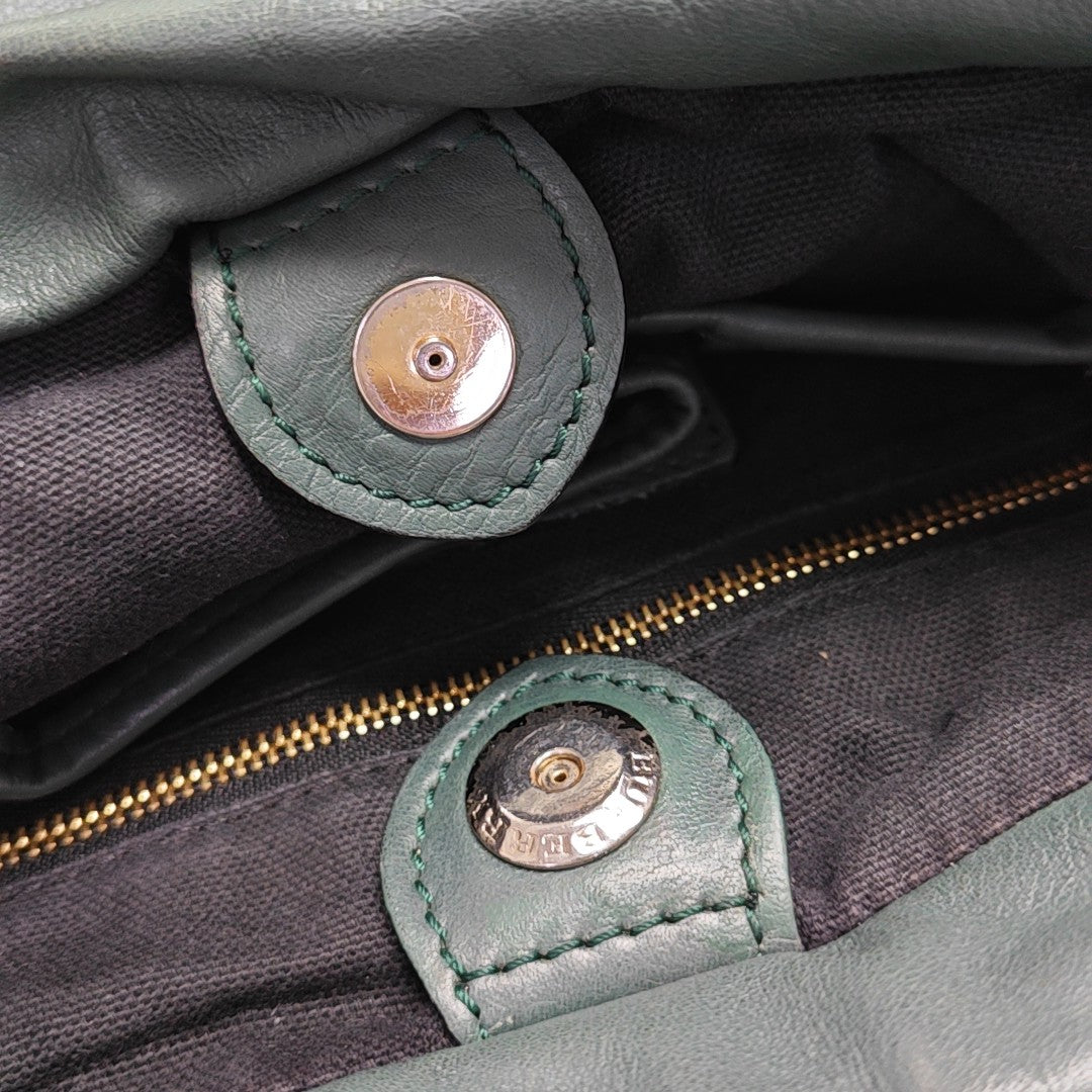 Crush Calfskin Green