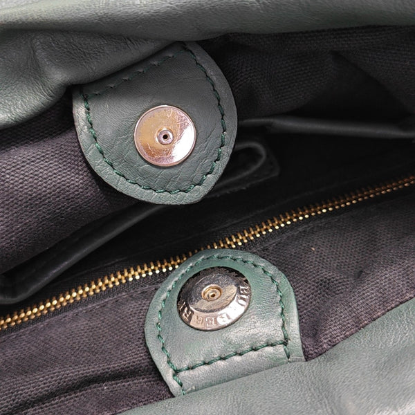 Crush Calfskin Green
