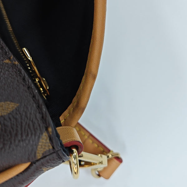 DIANE Monogram Coated Canvas Brown