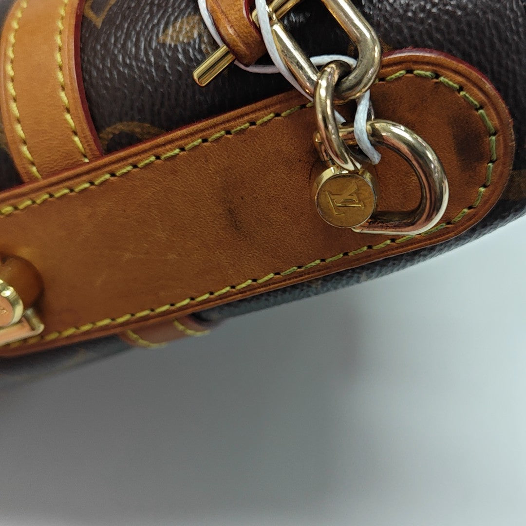 DUFFLE Monogram Coated Canvas Brown