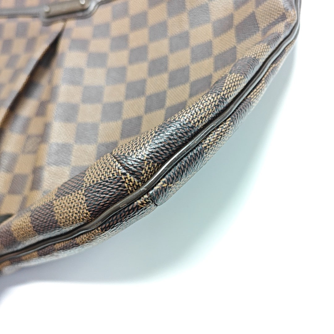 BLOOMSBURY PM Damier Ebene Coated Canvas Brown
