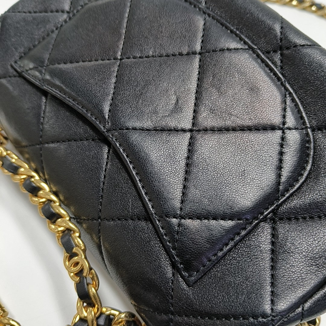 CLASSIC FLAP Mini Quilted Lambskin Black