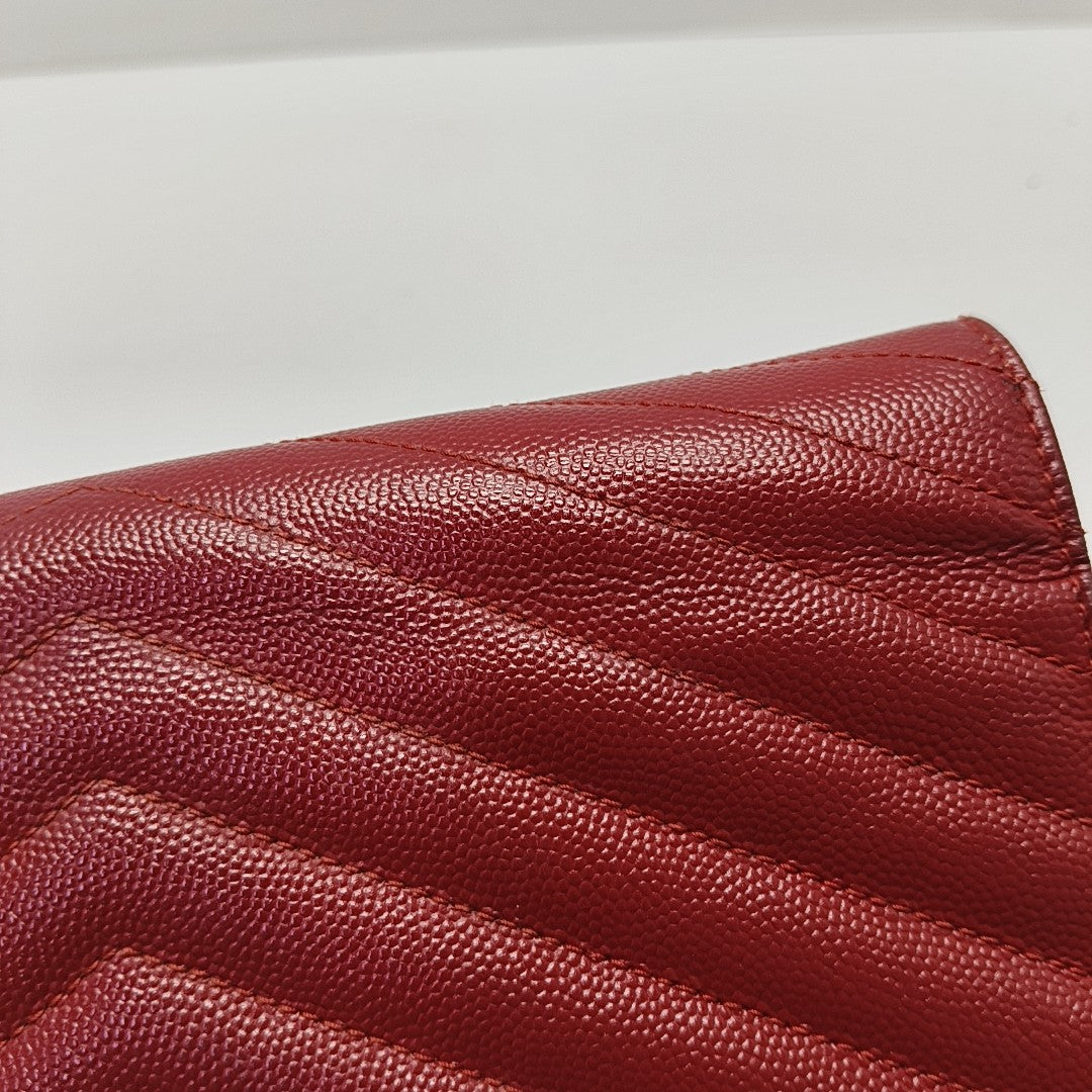 MONOGRAM Medium Quilted Calfskin Red