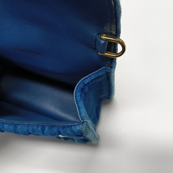 My Miu Mini Velvet Blue