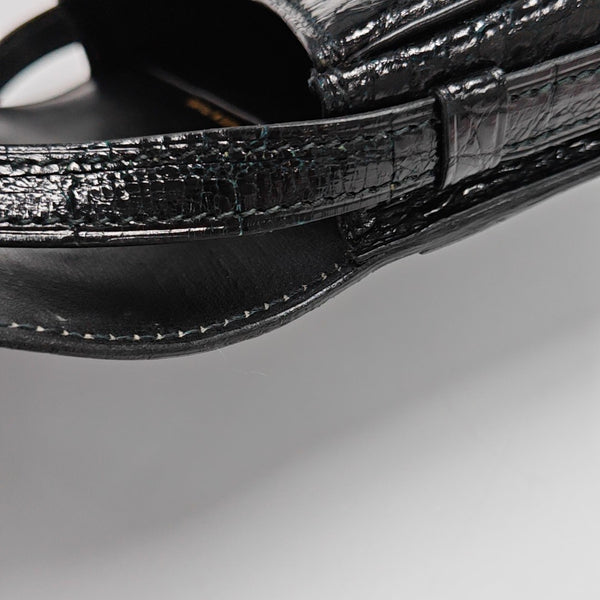 Calfskin Shoulder Bag Black