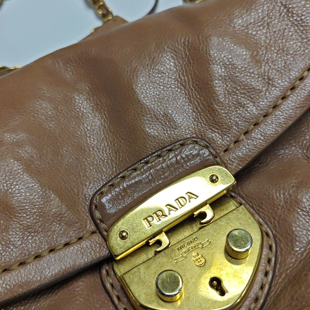 Calfskin Shoulder Bag Pink