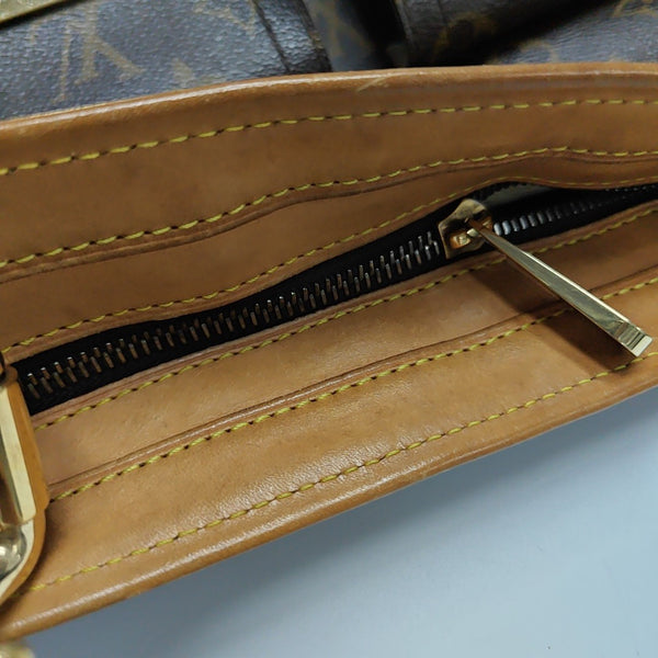 HUDSON GM Monogram Coated Canvas Brown