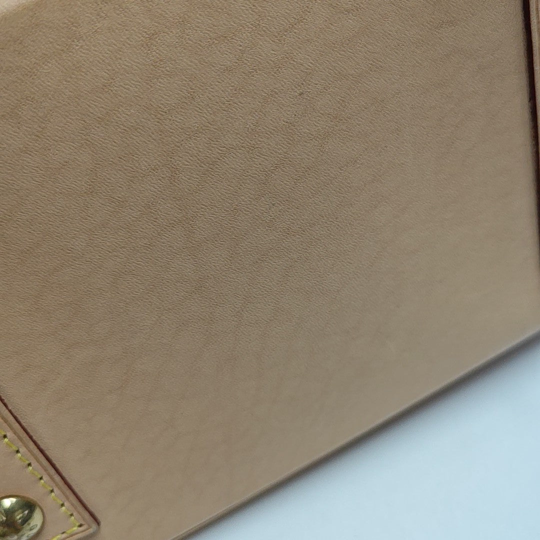 ALMA BB Monogram Coated Canvas Brown