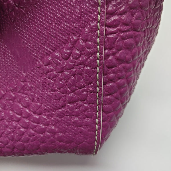 Calfskin Tote Bag Purple