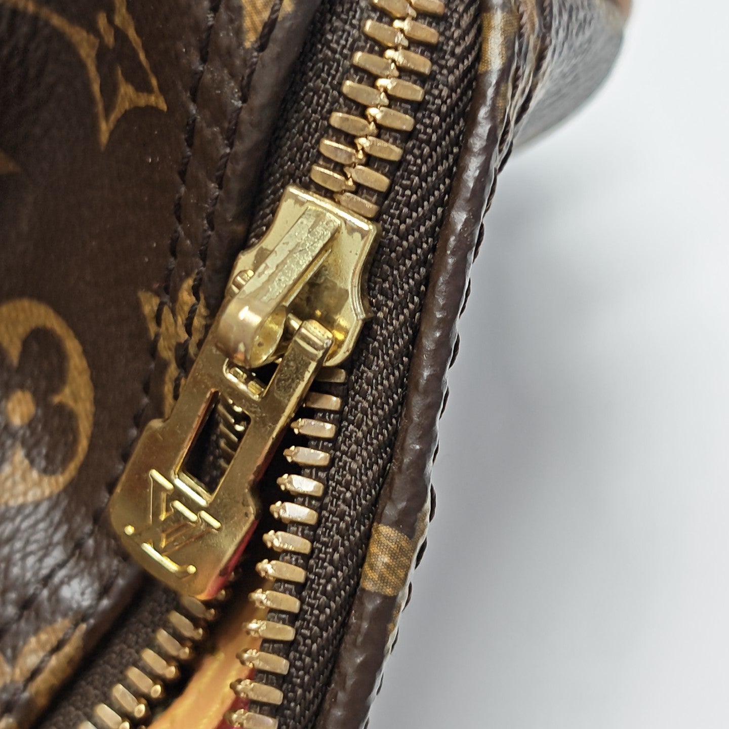 SPEEDY 30 Monogram Coated Canvas Brown