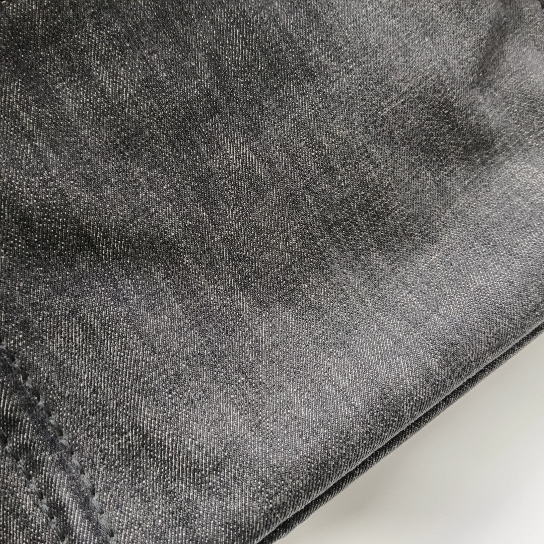 Denim Quilted Denim Black