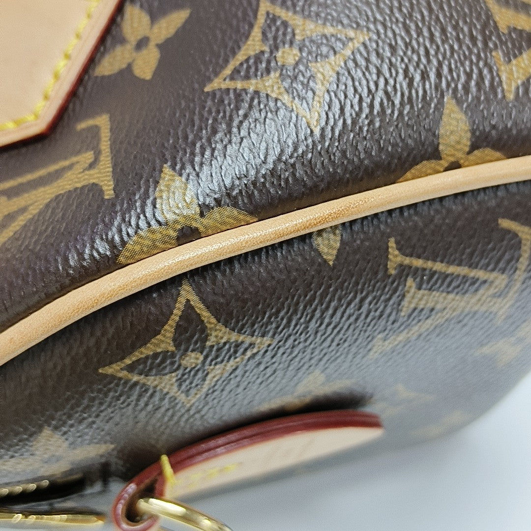SPEEDY 20 Monogram Coated Canvas Brown